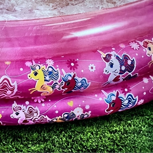 New! Play Day Inflatable three ring pool - Picture 3 of 5